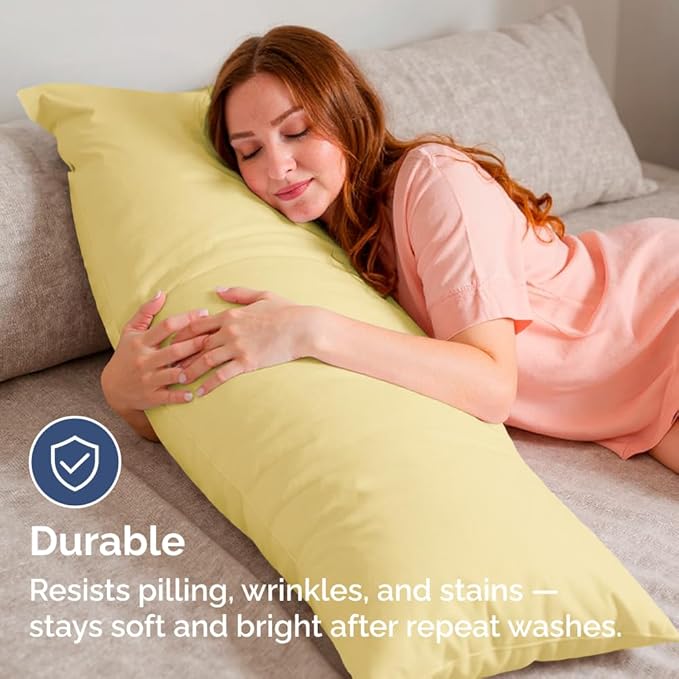 Body Pillowcases Set of 4-20x54 Long Body Pillow Case - Image 4
