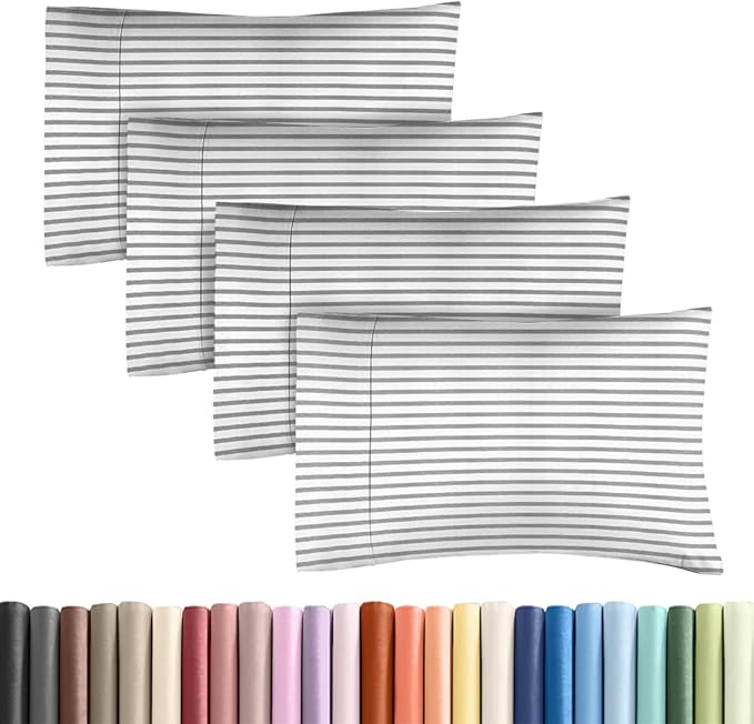 Standard Pillow Cases Set of 4 by CGKUnlimited
