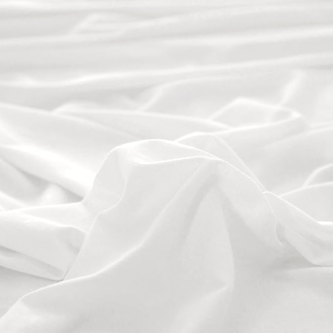 PURE ERA Jersey Knit Duvet Cover Set 100% T-Shirt Cotton Super Soft Comfy 3pc - Image 6