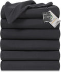 Lavisun Twin Flat Sheets Only, 6 Pack Soft Brushed Microfiber Bedding Sheets by Lavisun