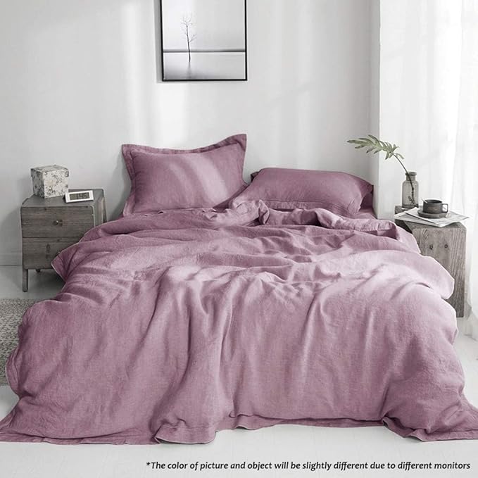 Simple&Opulence 100% Linen Duvet Cover Set - Image 6