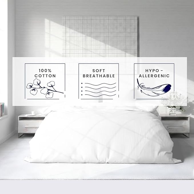 Kotton Culture 3 Pc 120"x120" Duvet Cover Set Super King Plus/Super Oversize - Image 6