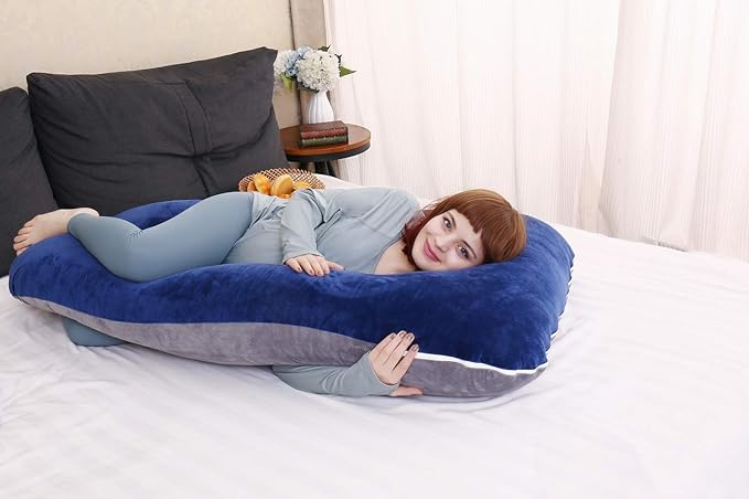 MOON PINE U Shaped Pregnancy Pillow, Maternity Full Body Pillow - Image 7