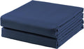 2-Pack Cotton Full Flat Sheet Only, 600 Thread Count 100% Egyptian Cotton Top by ZaizaiHome
