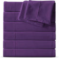 Maple&Stone Full Flat Sheet 6 Pack, Premium Soft & Breathable, Brushed by MapleStone