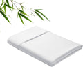 Bamboo Viscose Flat Sheets Only, 400 Thread Count Sateen Weave Queen Size Flat by ZaizaiHome