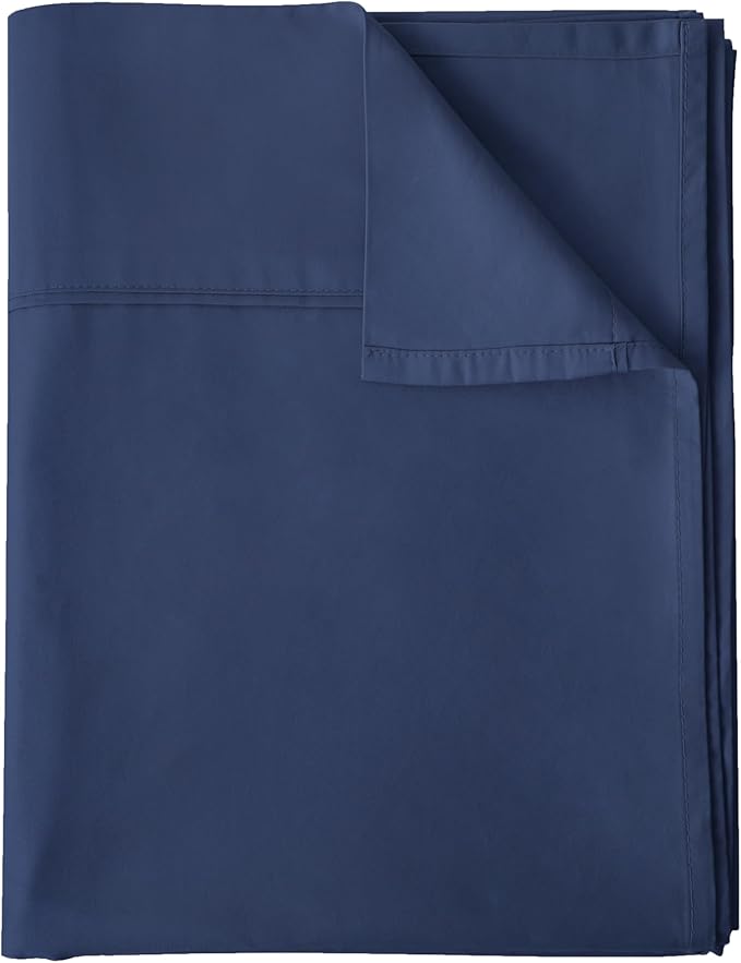 Flat Sheet Only Twin Size, 400 TC 100% Egyptian Cotton Flat Sheet by ShunjieHome