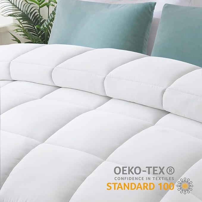COHOME Oversized Queen Size Comforter, All-Season Quilted Down Alternative - Image 8