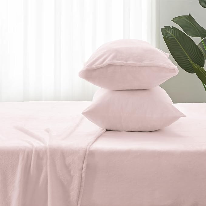 BEDELITE Flannel Sheets Full Size Pink - Image 7