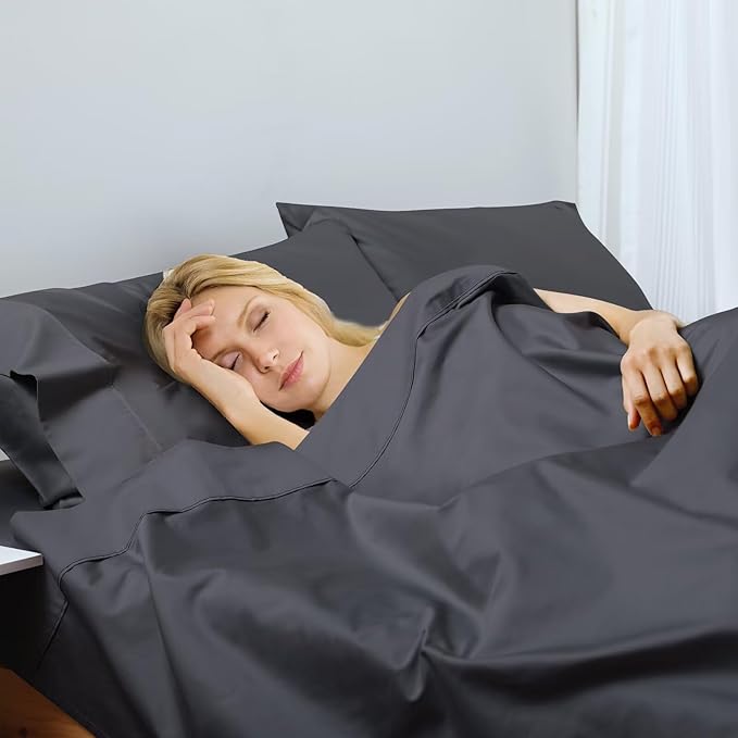 2-Pack Cotton King Flat Sheet Only, 600 Thread Count 100% Egyptian Cotton Top - Image 6