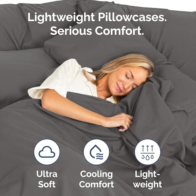 Body Pillowcases Set of 4-20x54 Long Body Pillow Case - Image 3