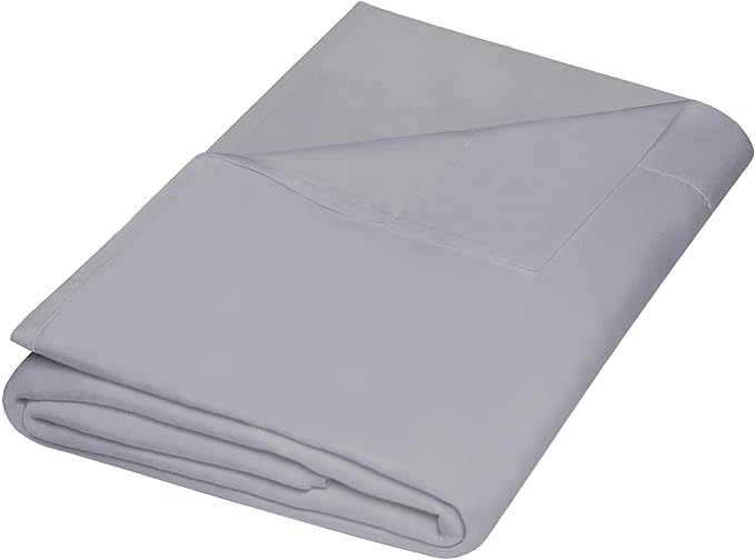 ZPECC King Flat Sheet Only 1 Pack, Durable Light Gray Top Bed Sheets by ZPECC-ABrandThatHasBeenFocusedOnBabyProductsFor18Years