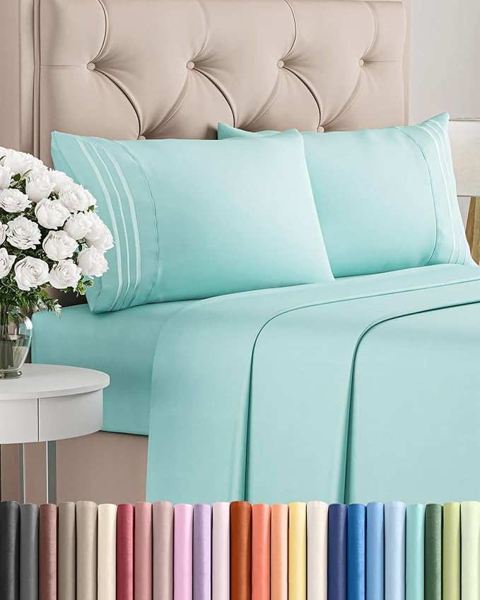 Queen Size 4 Piece Sheet Set by CGKUnlimited
