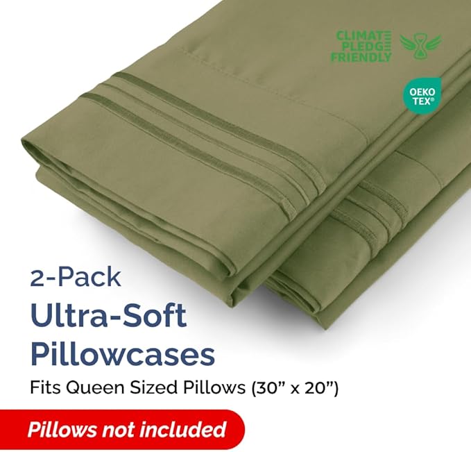 Queen Pillow Cases Set of 2 - Image 2