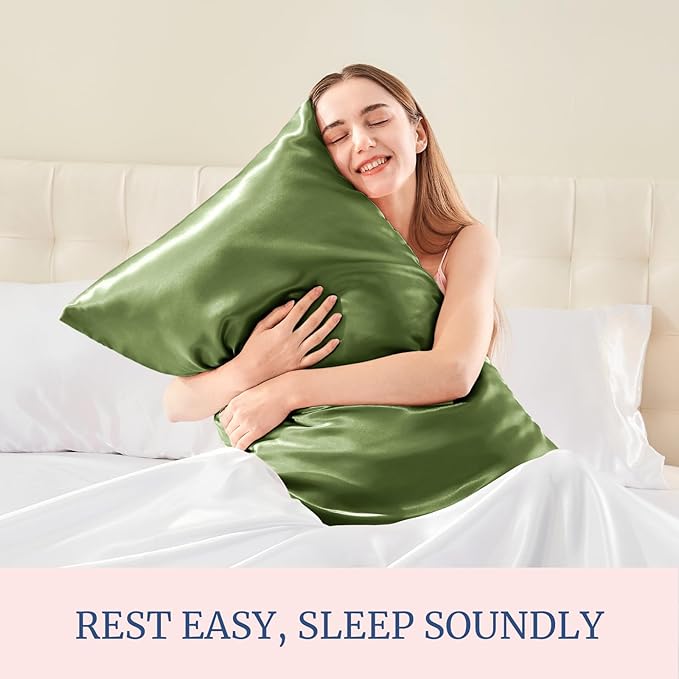 BEDELITE Satin Pillowcase for Hair and Skin, Super Soft and Cooling Similar to - Image 5