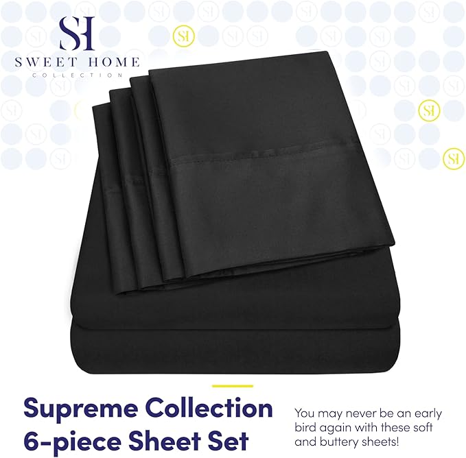 Queen Sheets Black - Image 2