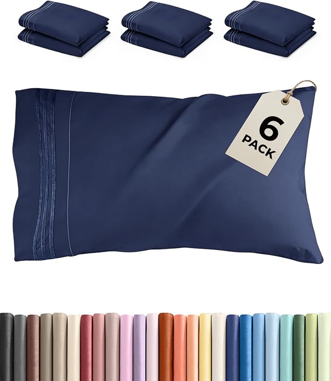 King Pillow Cases Set of 6 by CGKUnlimited