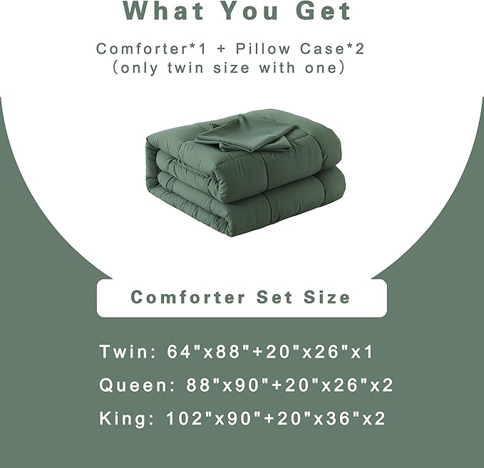 DOWNCOOL Full Size Comforter Sets -All Season Bedding Comforters Sets - Image 6