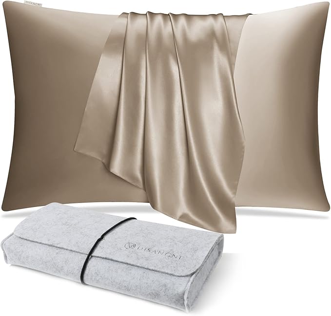 DISANGNI 100% Natural Mulberry Silk Pillow case by DISANGNI