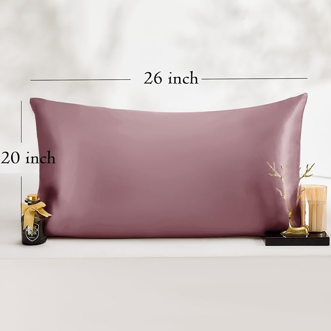 Standard Satin Pillowcase for Hair 2pc, Similar to Silk Pillow Cases, Easier - Image 6