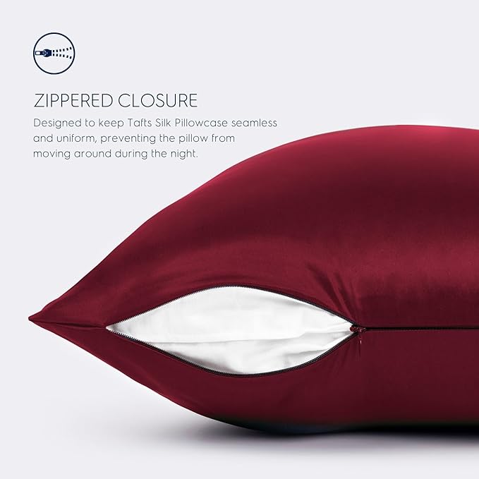 Tafts Pillow Cases - 22mm 100% Pure Mulberry 6A Silk Pillowcase - Image 5
