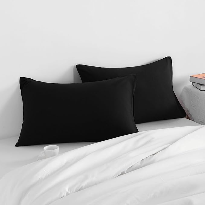 NTBAY King Pillow Cases Set of 2, 2 Pack Brushed Microfiber 20x36 Pillow Cases - Image 2
