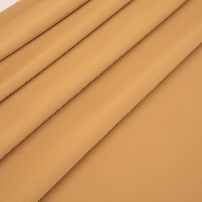 Full Flat Sheet Only， 80x96Inch Light Brown - Image 4