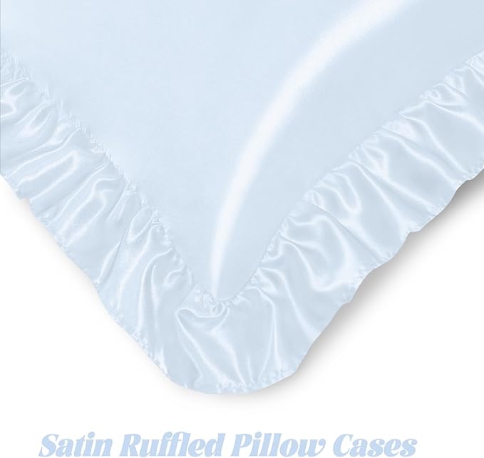 Homiest Ruffle Satin Pillowcase - Image 5