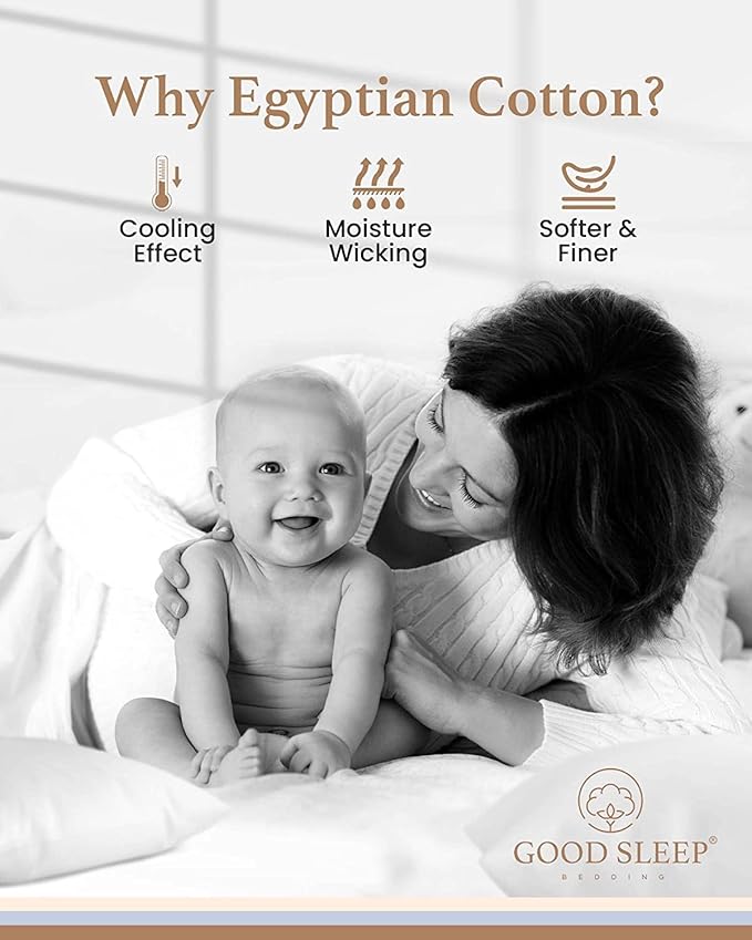 1000 TC Taupe Standard Pillowcases Set of 2 100% Egyptian Cotton Pillow Cases - Image 6