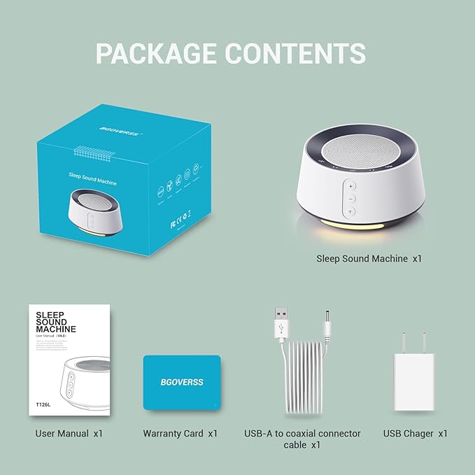 BGOVERSS White Noise Sound Machine - Image 9