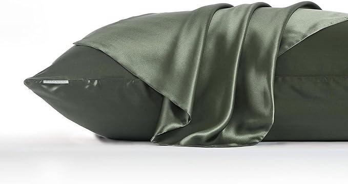DISANGNI Silk Indulgence Set: 22 Momme 100% Natural Mulberry Silk Pillow Case & - Image 7