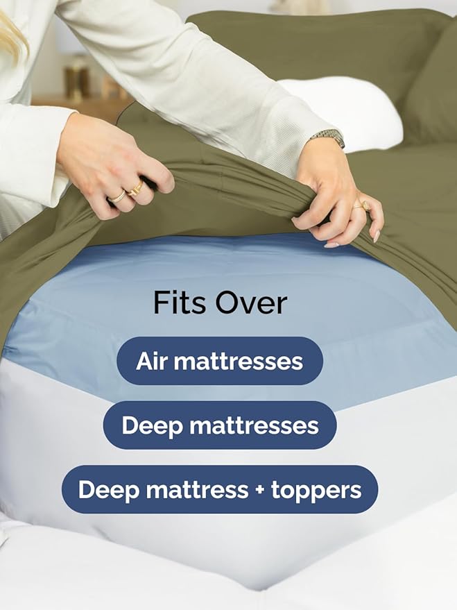Extra Deep Twin Sheet Set - Image 6