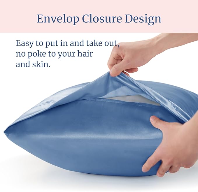 BEDELITE Satin Pillowcase for Hair and Skin, Super Soft Similar to Silk Pillow - Image 6