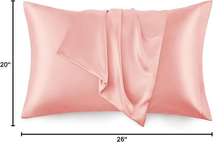 Love's cabin Satin Pillowcase Set of 2 Standard Size 20x26, Cooling Pillow - Image 8