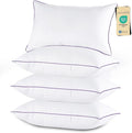 JOLLYVOGUE Pillows King Size Set of 4, Washable Supportive Bed Pillows by JOLLYVOGUE