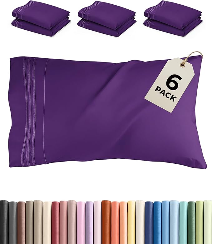 King Pillow Cases Set of 6 by CGKUnlimited