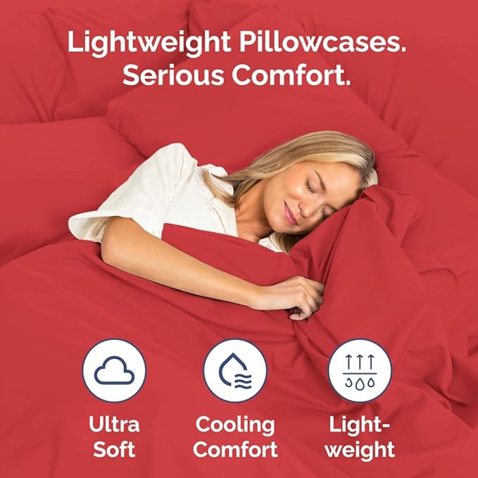 Body Pillowcases Set of 4-20x54 Long Body Pillow Case - Image 3