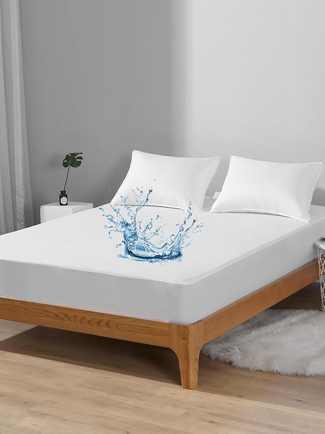 Bedecor Twin XL Split King Waterproof Mattress Protector, Protects Against - Image 2