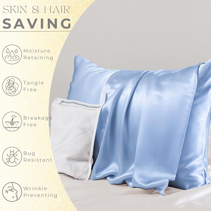 PROMEED 23 Momme Silk Pillowcase 2 Pack - Image 3