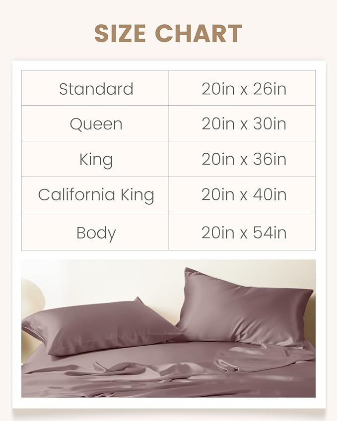 THXSILK Set of 2 100% Mulberry Silk Pillowcase - Image 9