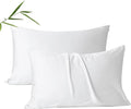 2 Pack Cooling Pillow Cases, Viscose Derived from Bamboo Pillow Protectors King by ShunjieHome