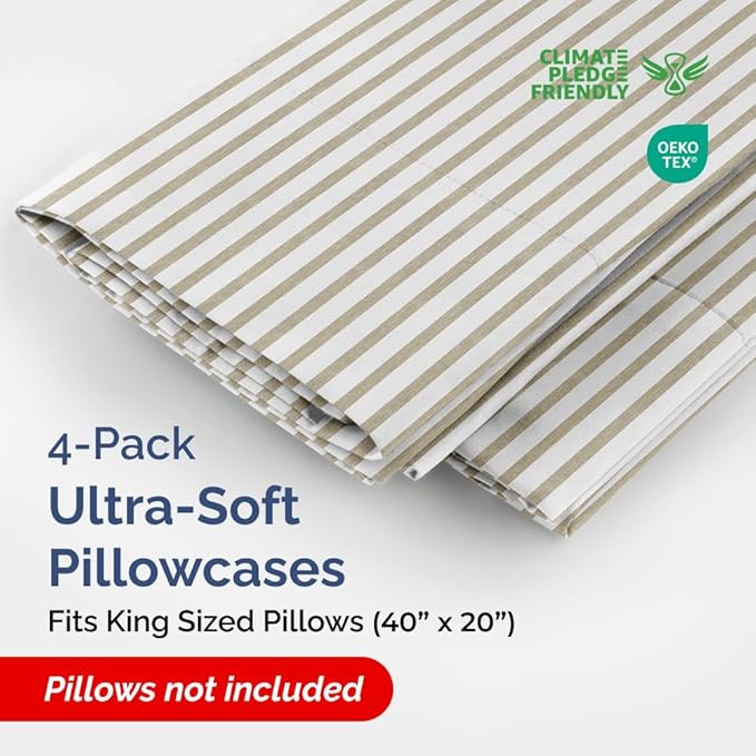 King Pillow Cases Set of 4 - Image 2