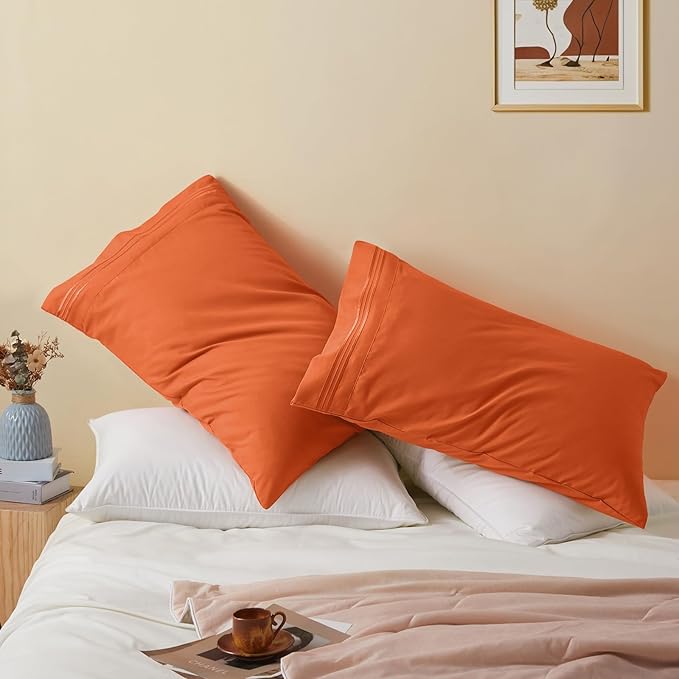Vonty 2 Pack Standard Pillow Cases - Image 4