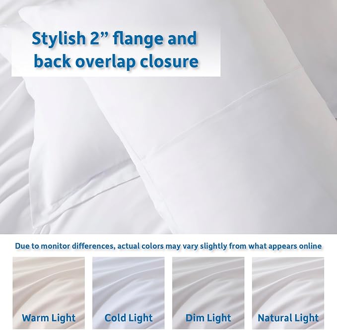 Nestl White California King Duvet Cover Sets - Image 8