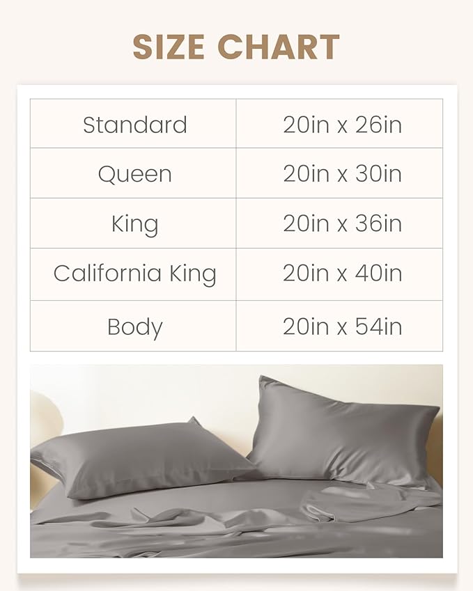 THXSILK Set of 2 100% Mulberry Silk Pillowcases - Image 9