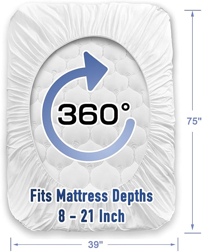 MATBEBY Twin Size Mattress Pad - Image 5