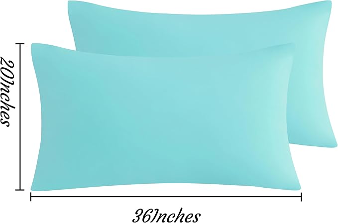 NTBAY King Pillow Cases Set of 2, 2 Pack Brushed Microfiber 20x36 Pillow Cases - Image 6