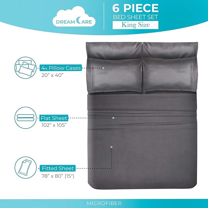 DREAMCARE Queen Sheet Set - Image 3