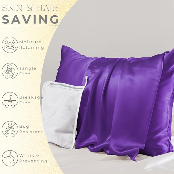PROMEED 23 Momme Kids Silk Pillowcase 2 Pack - Image 3
