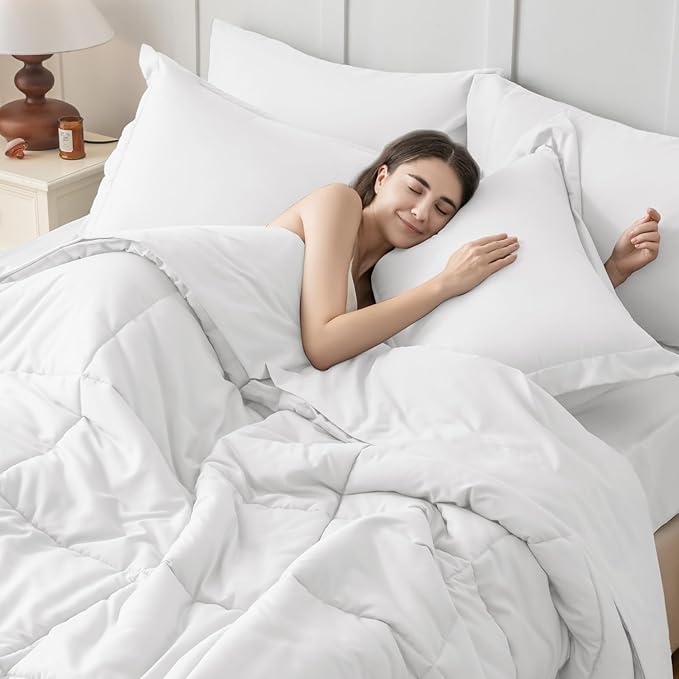 JOLLYVOGUE California King Comforter Set, Ultra-Soft Bed in a Bag Cal King Size - Image 7